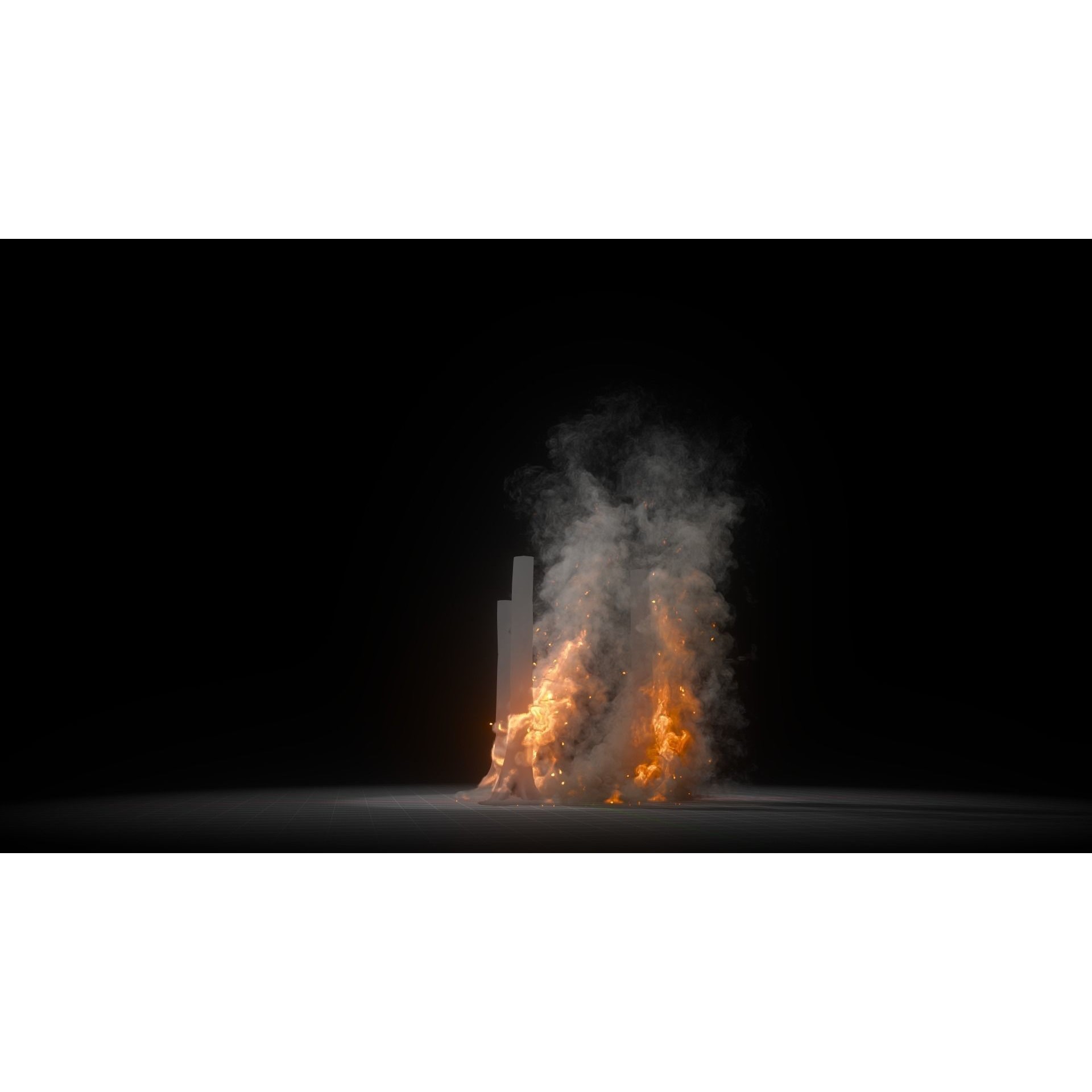 Animated Fire VDB Models - Game-Ready 3D Model - View 10