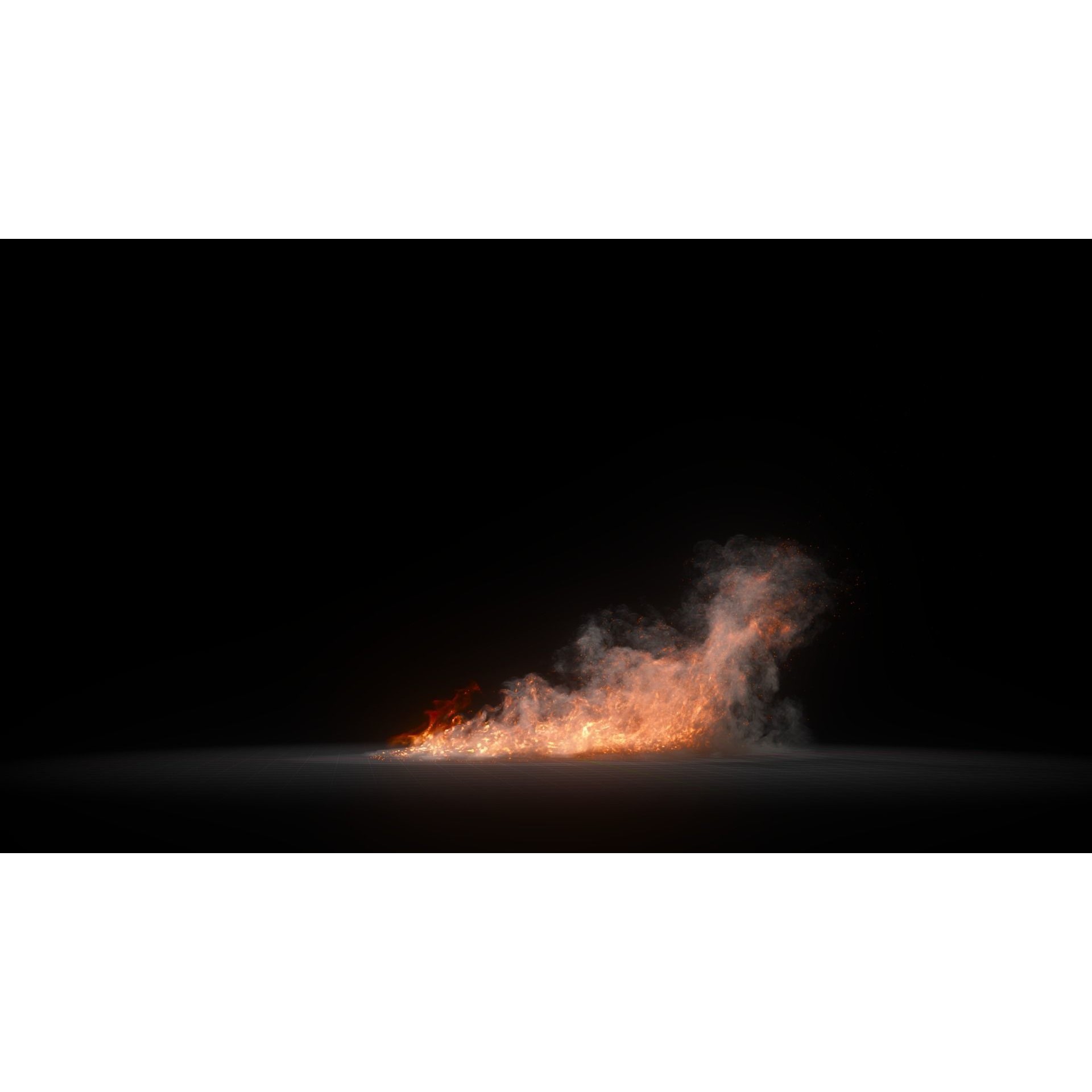 Animated Fire VDB Models - Game-Ready 3D Model - View 11