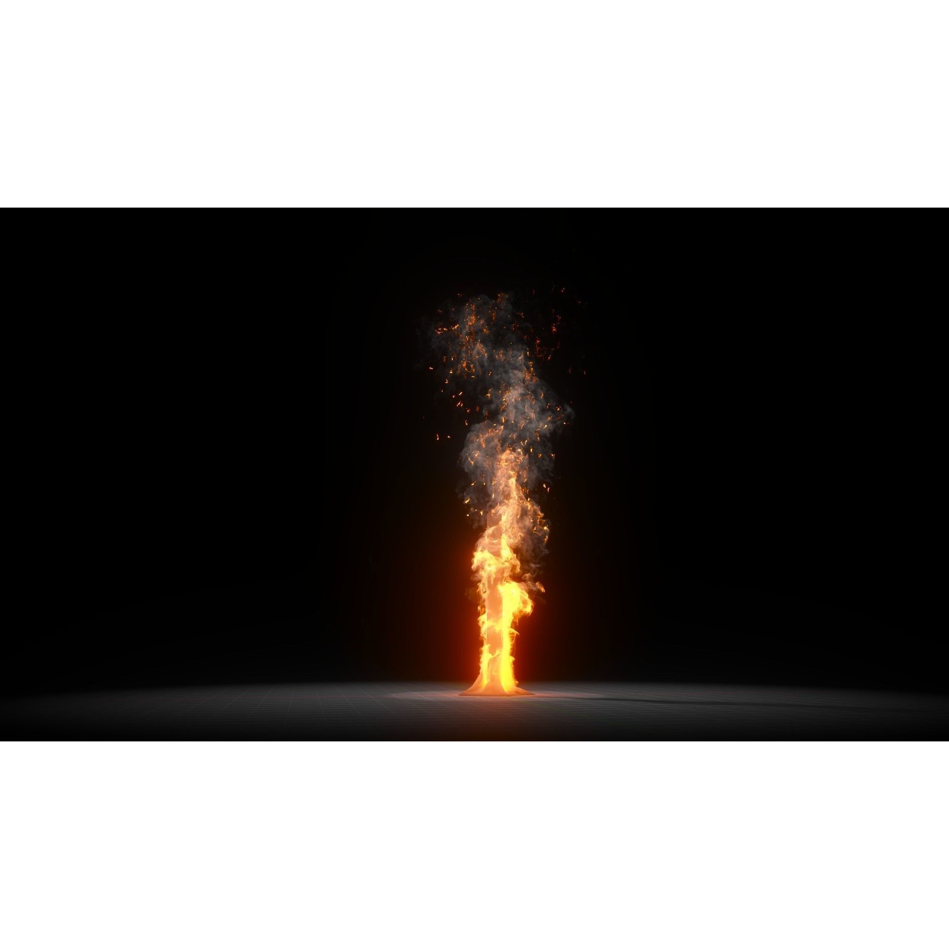 Animated Fire VDB Models - Game-Ready 3D Model - View 14
