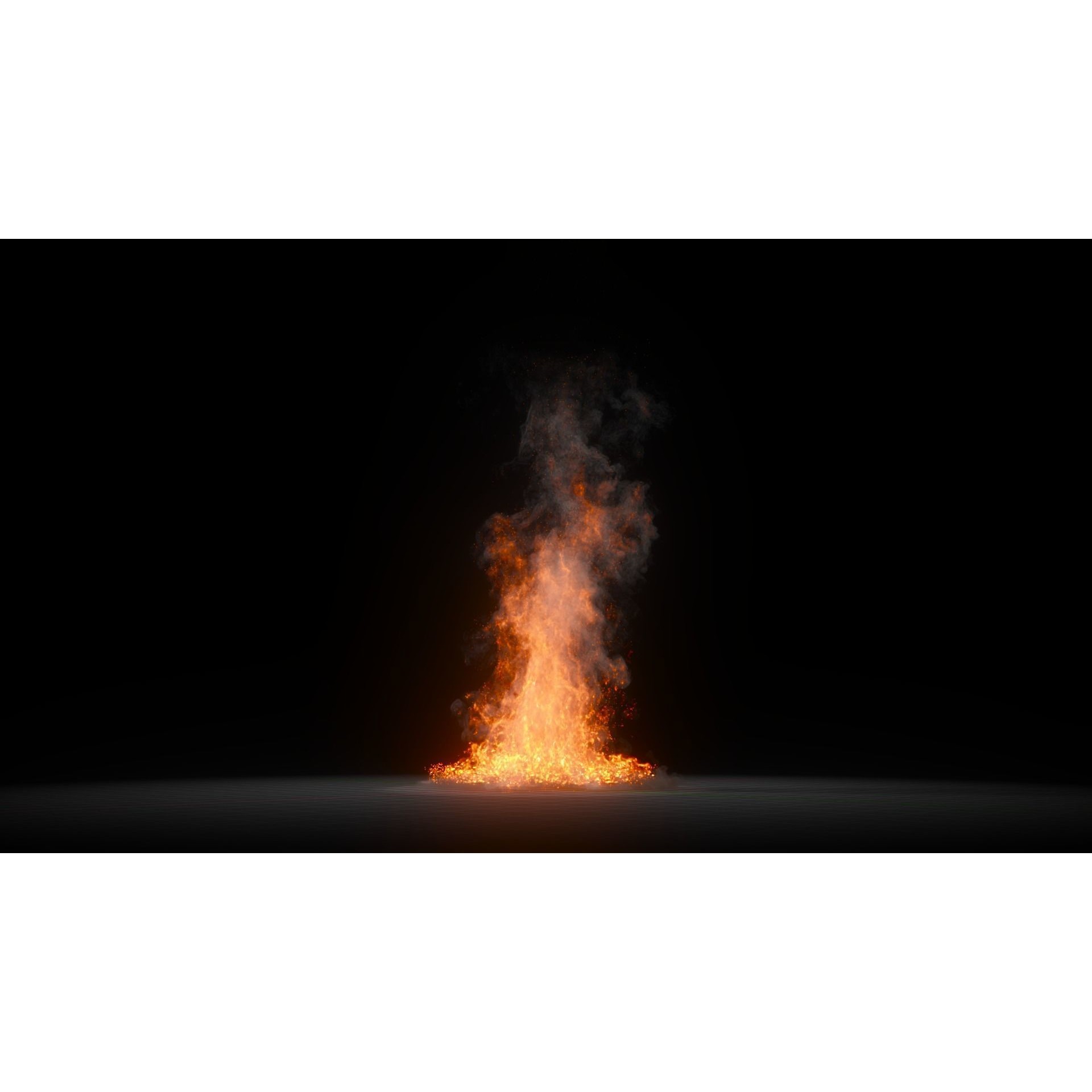 Animated Fire VDB Models - Game-Ready 3D Model - View 15