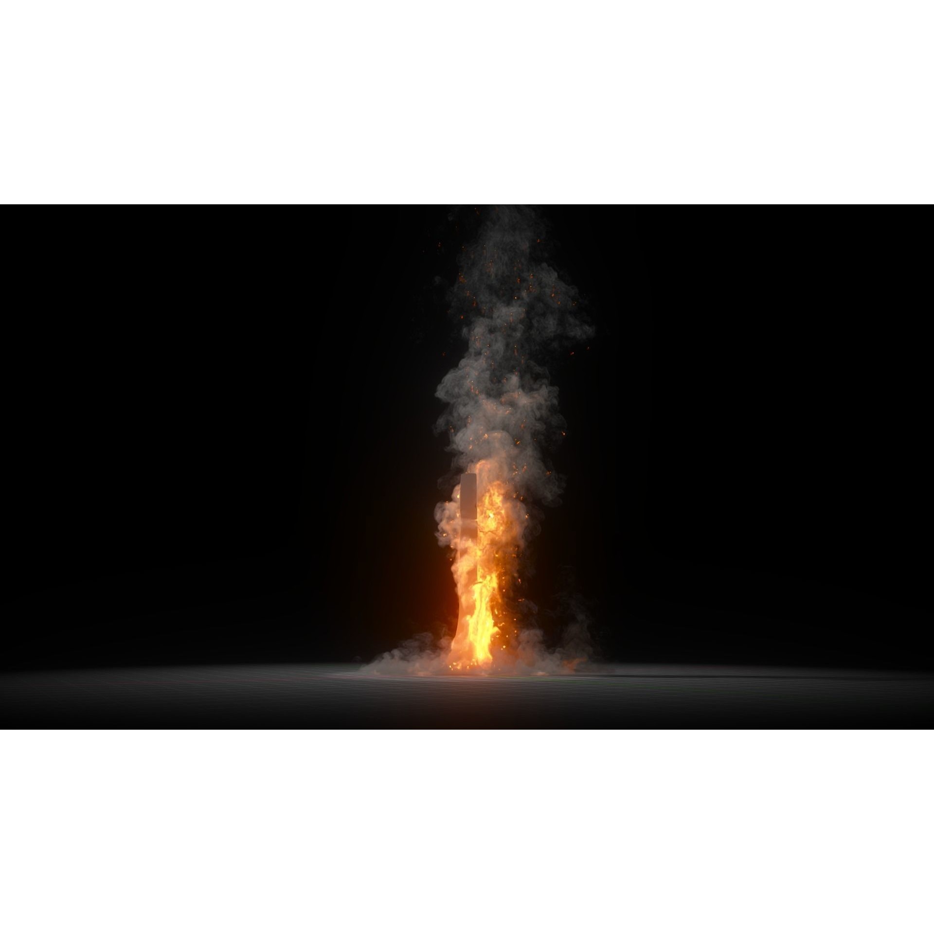 Animated Fire VDB Models - Game-Ready 3D Model - View 9