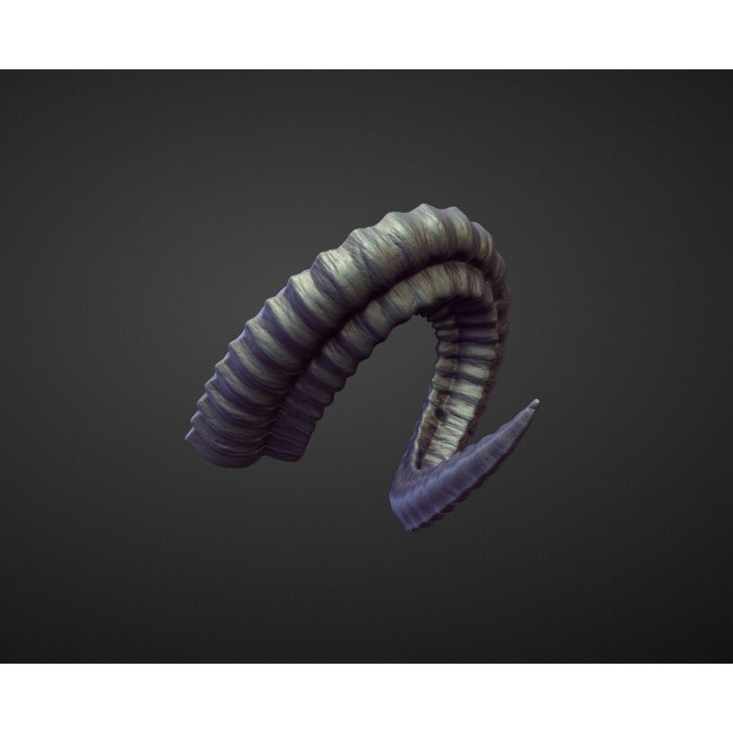 Horns 3D Model – High Poly Sculpt Collection for Blender - View 26