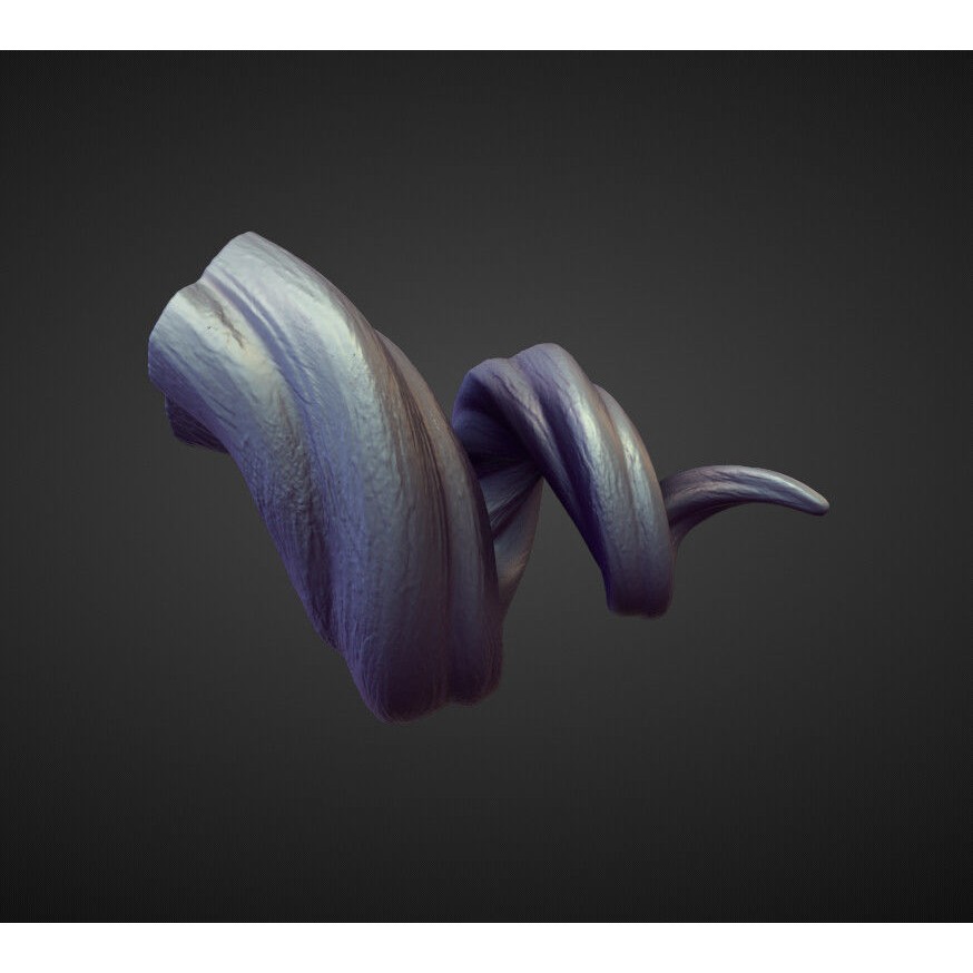 Horns 3D Model – High Poly Sculpt Collection for Blender - View 29