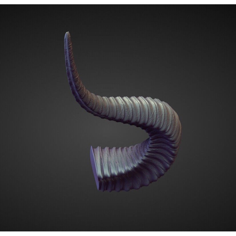 Horns 3D Model – High Poly Sculpt Collection for Blender - View 32
