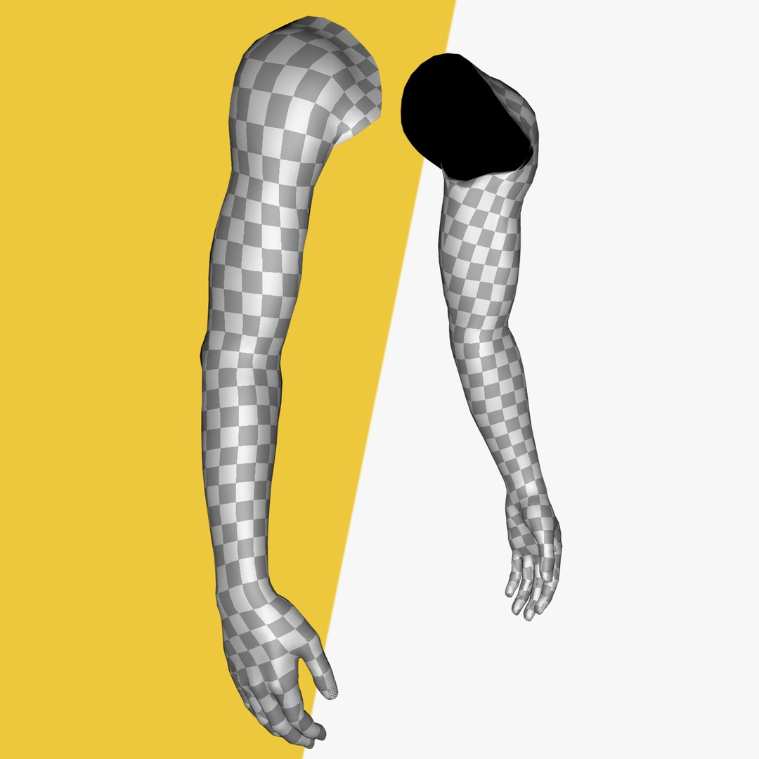 Realistic Hand 3D Model – Low Poly Rigged Character for Games, FBX