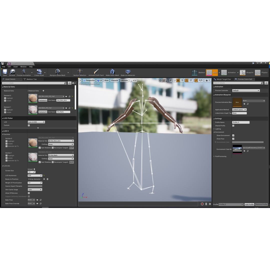 Realistic Hand 3D Model – Low Poly Rigged Character for Games, FBX - View 21