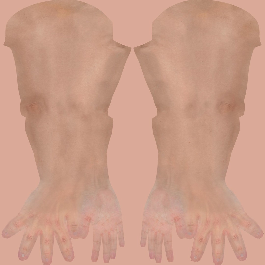 Realistic Hand 3D Model – Rigged for Cinema 4D with Textures - View 16