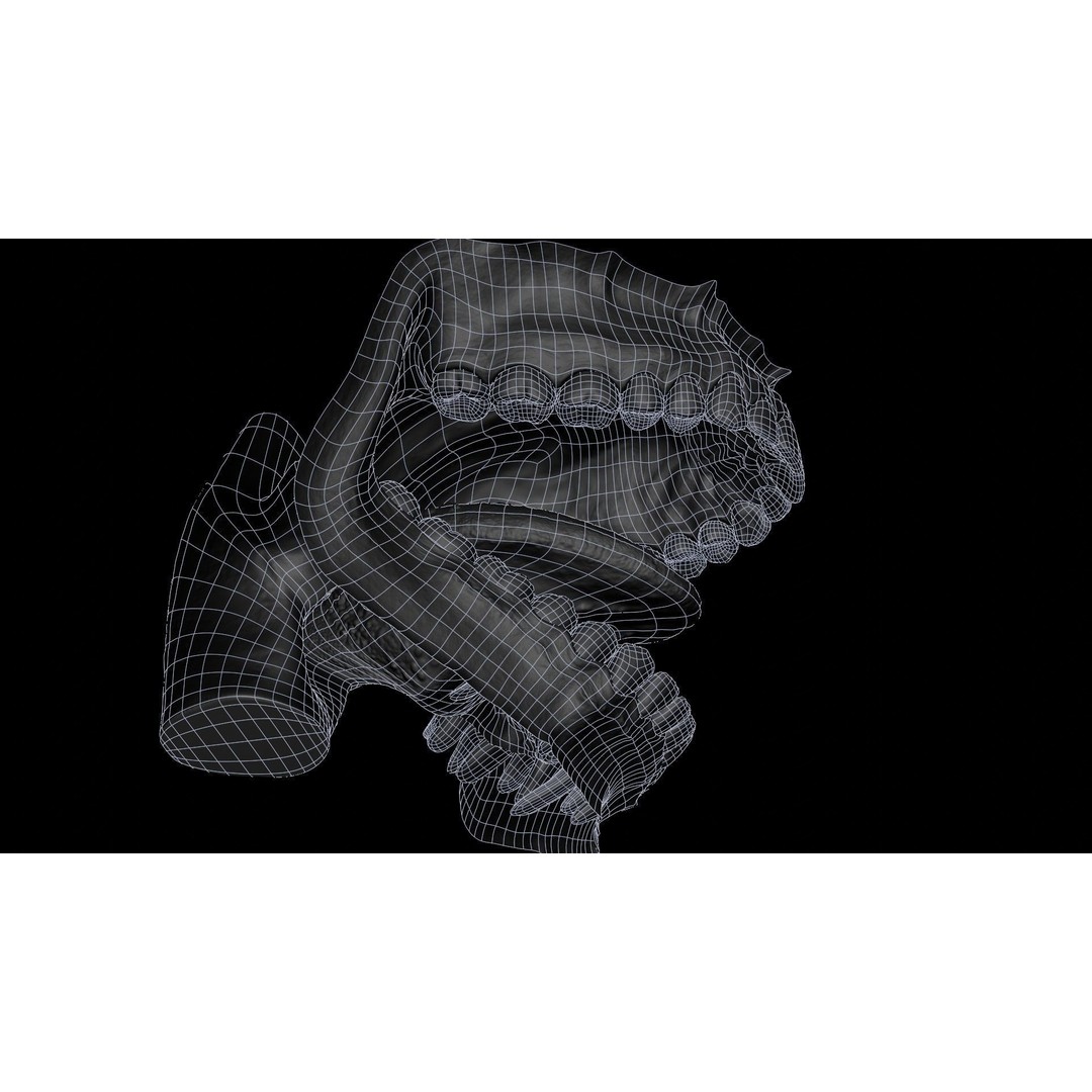 Human Mouth 3D Model – Photorealistic Low Poly Rigged Asset for Blender and 3ds Max - View 39