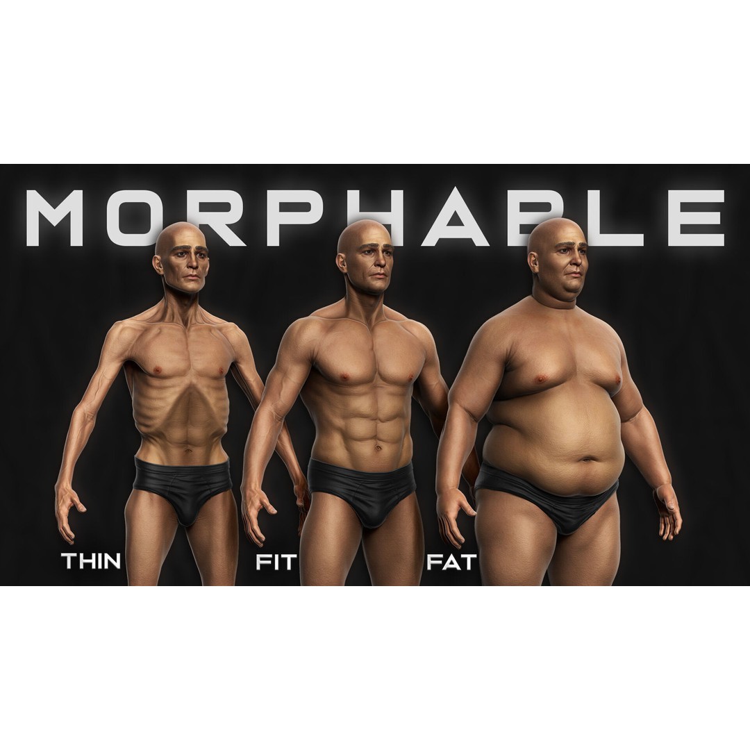 Realistic Male Full Body Anatomy 3D Model – Comprehensive Anatomy Reference, FBX, ZTL - View 6