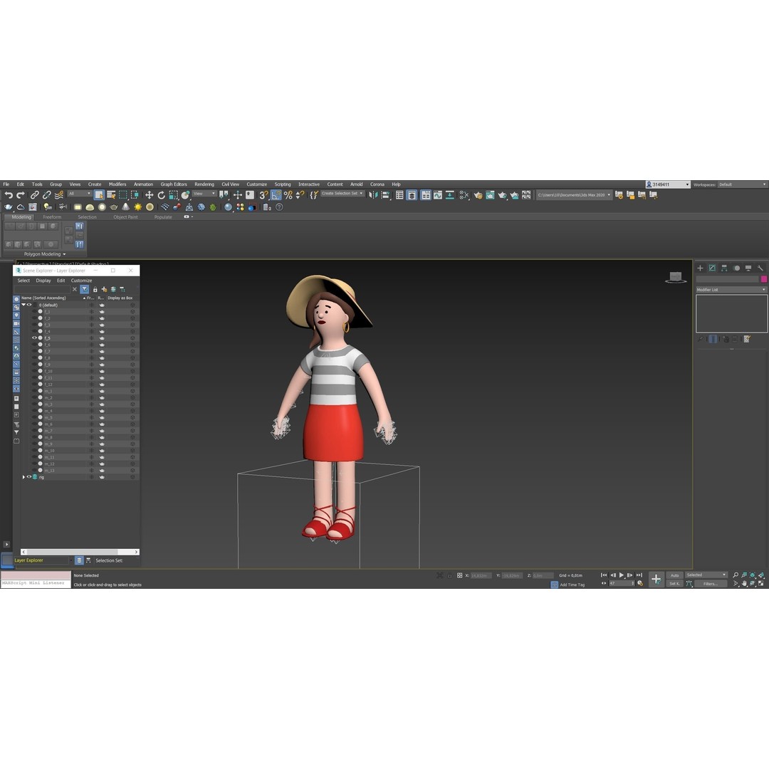 Cartoon Characters 3D Model – Low Poly Stylized Rigged Collection, FBX, OBJ