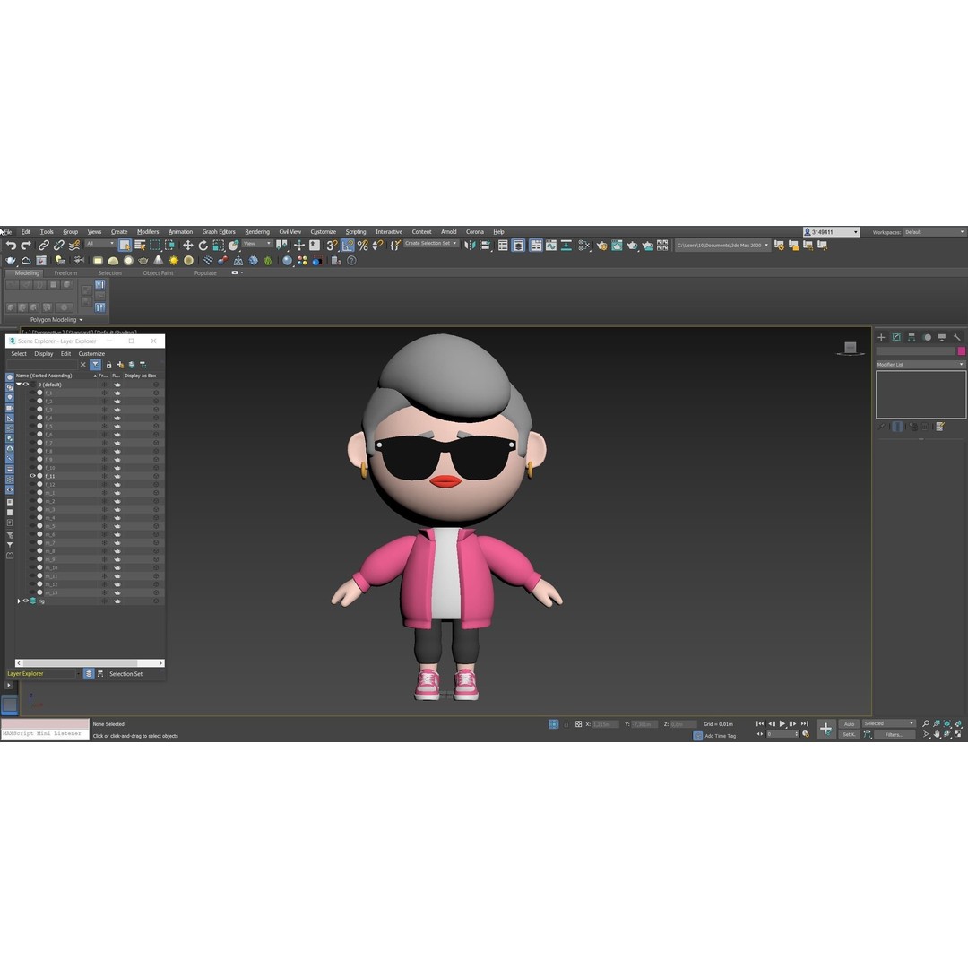 Cute Characters 3D Model – Low Poly Rigged Pack with Animations, FBX