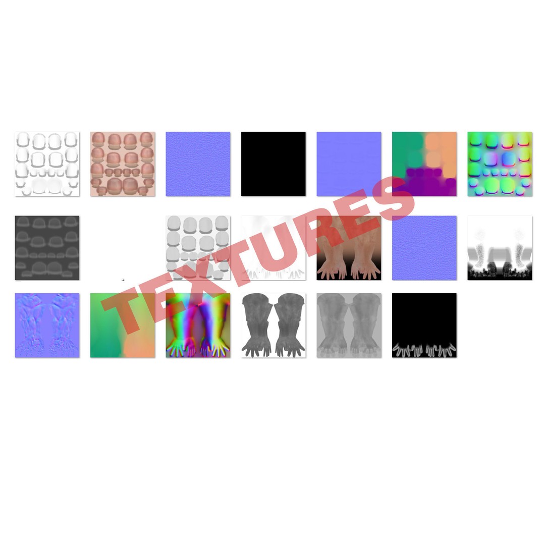 Male Hand 3D Model – Rigged Low Poly Asset for Animation, FBX - View 19