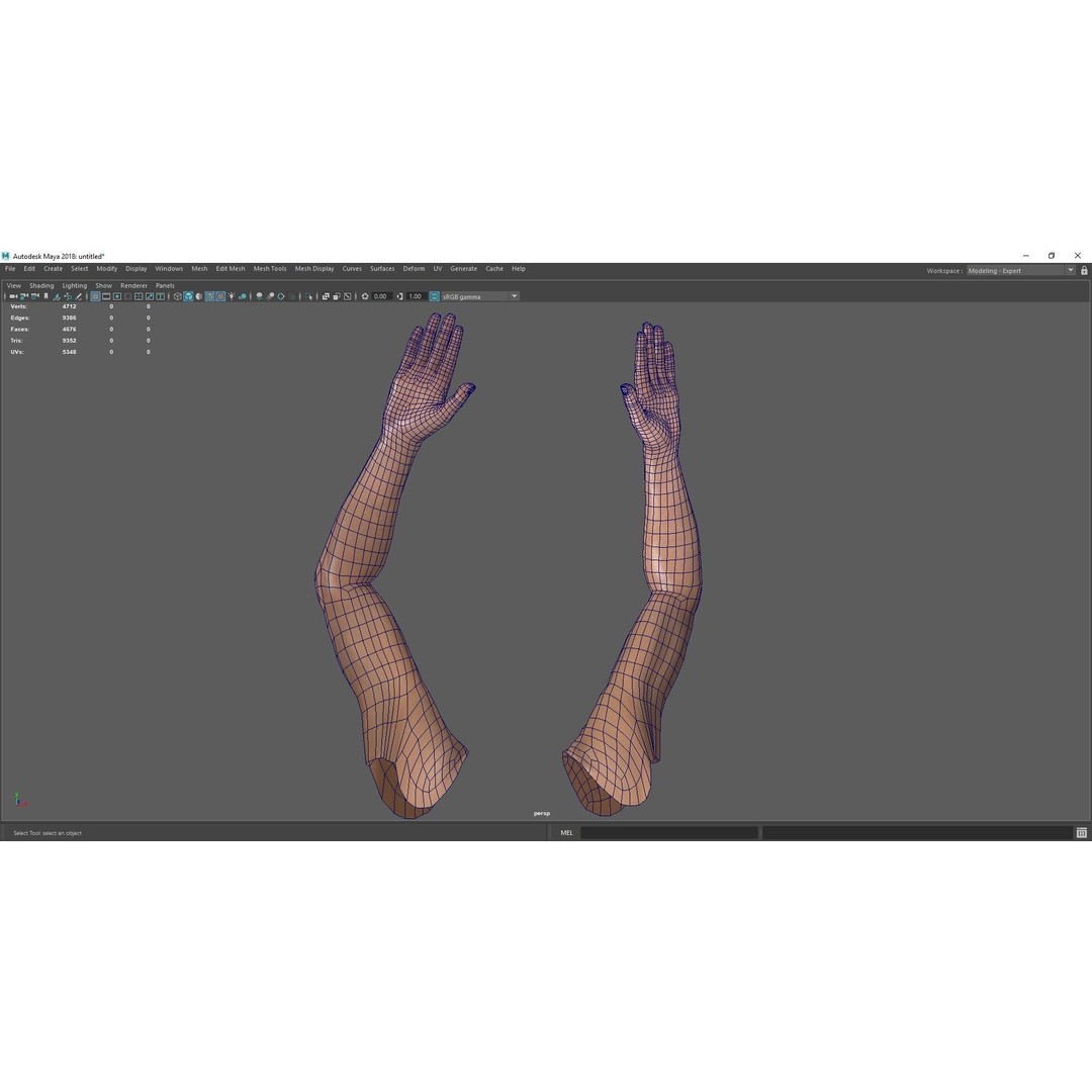 Rigged VR Hands 3D Model – Low Poly Character with PBR Textures, FBX