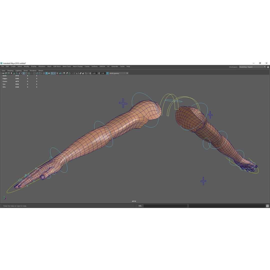 Rigged VR Hands 3D Model – Low Poly Character with PBR Textures, FBX - View 26
