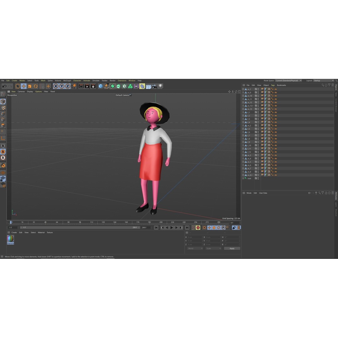 Casual Characters 3D Model – Low Poly Stylized Character Pack, FBX & OBJ - View 21