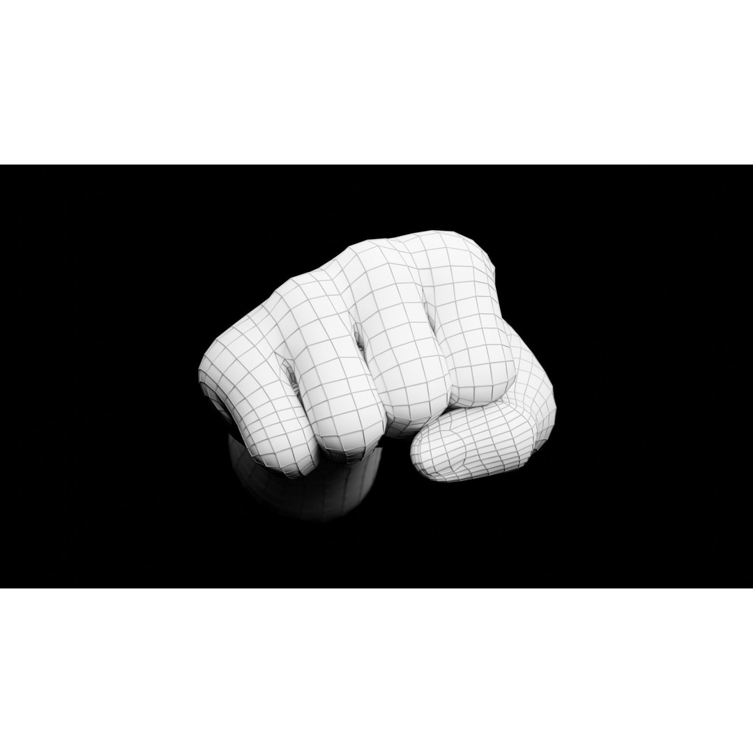 Right Hand 3D Model – Rigged Low-Poly Character Asset, FBX - View 26