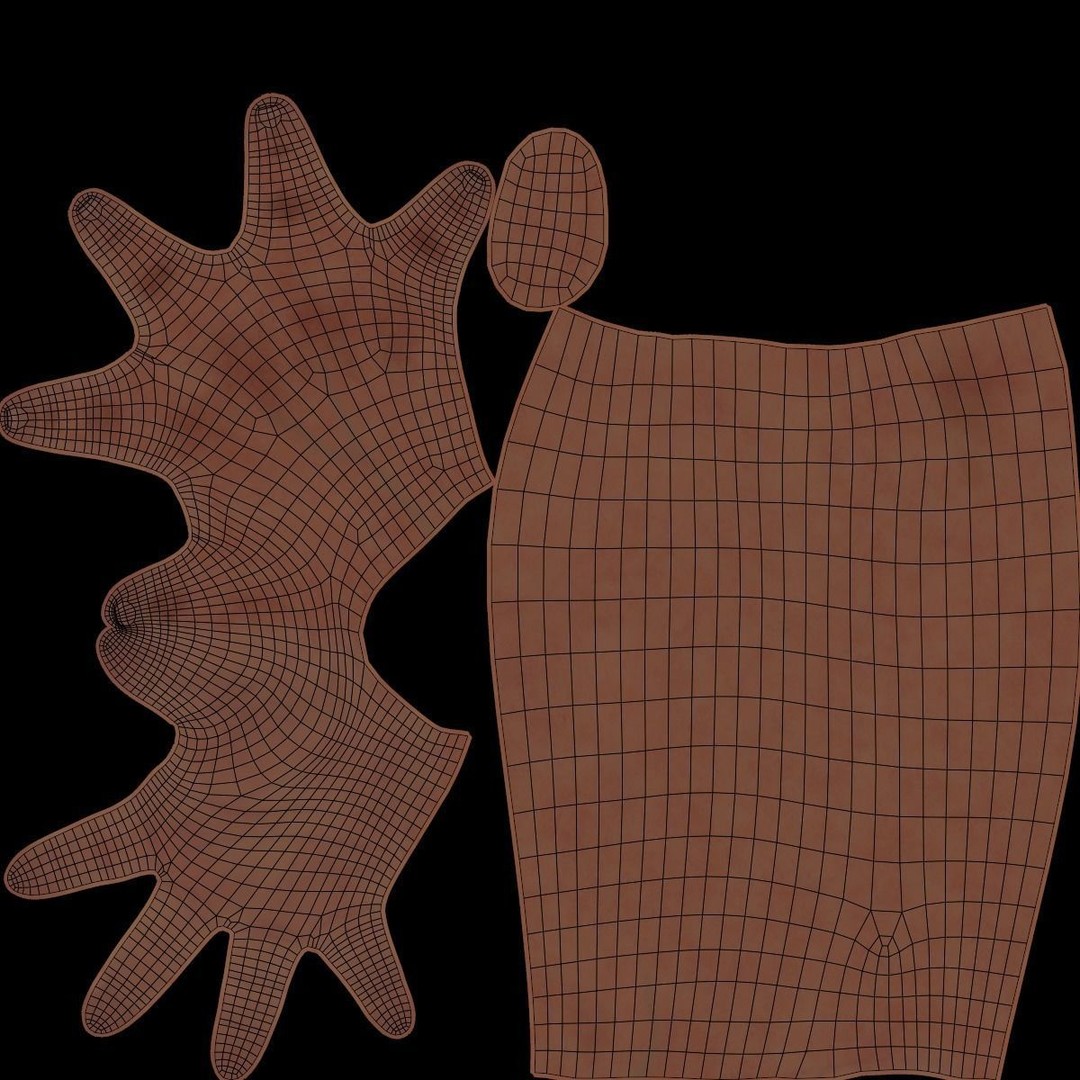 Right Hand 3D Model – Rigged Low-Poly Character Asset, FBX - View 27