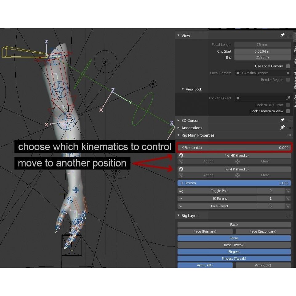 Dark-Skinned Hand 3D Model – Rigged Animated Character Asset, FBX - View 20
