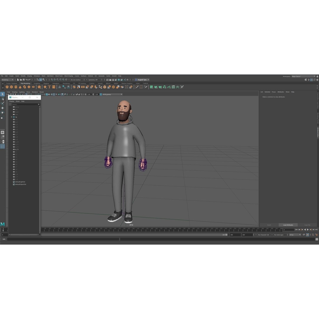 Casual Characters 3D Model – Low-Poly Rigged Collection with Animations - View 21