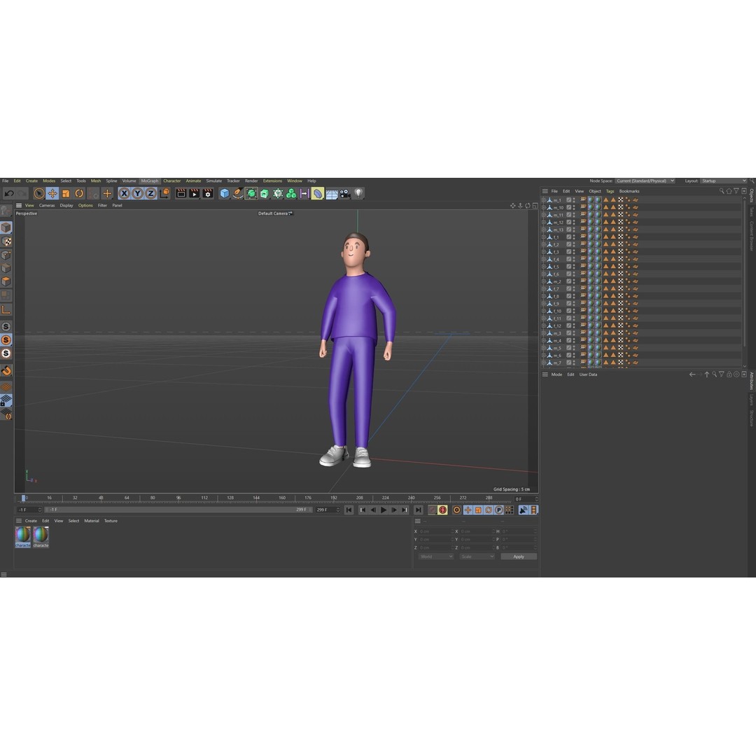 Casual Characters 3D Model – Low-Poly Rigged Collection with Animations - View 22