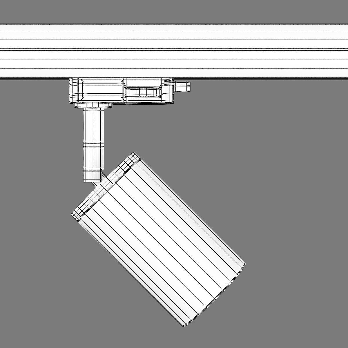 Rullo Lightstar Track Lights - Game-Ready 3D Model - View 13