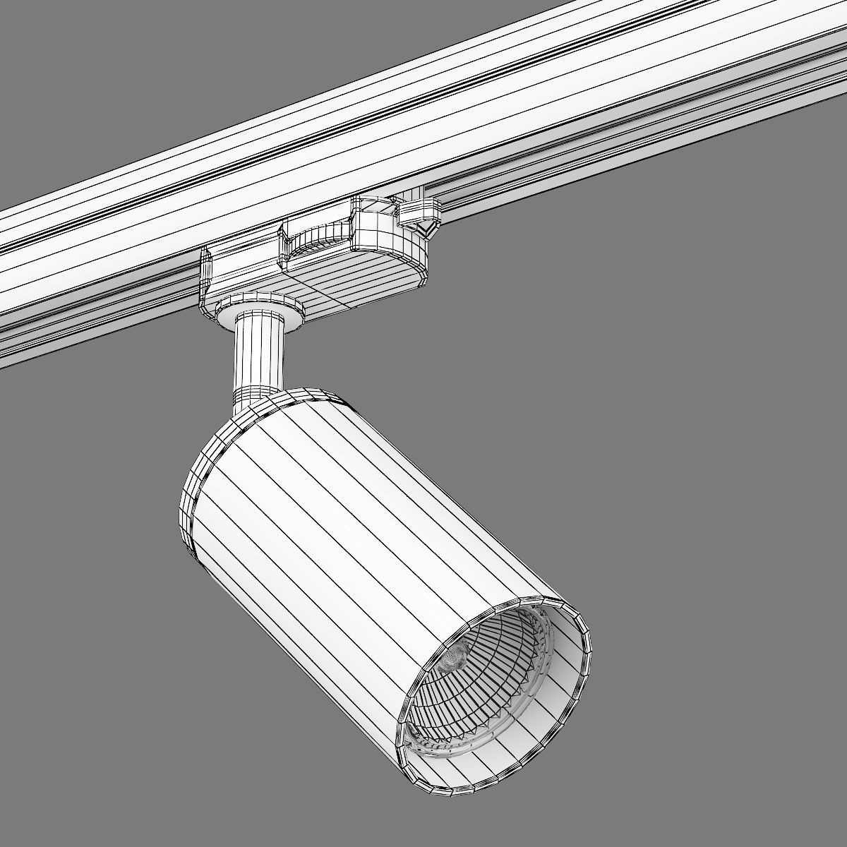 Rullo Lightstar Track Lights - Game-Ready 3D Model - View 14