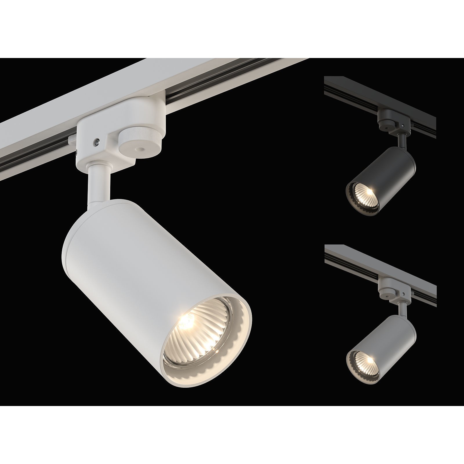 Rullo Lightstar Track Lights - Game-Ready 3D Model - View 4