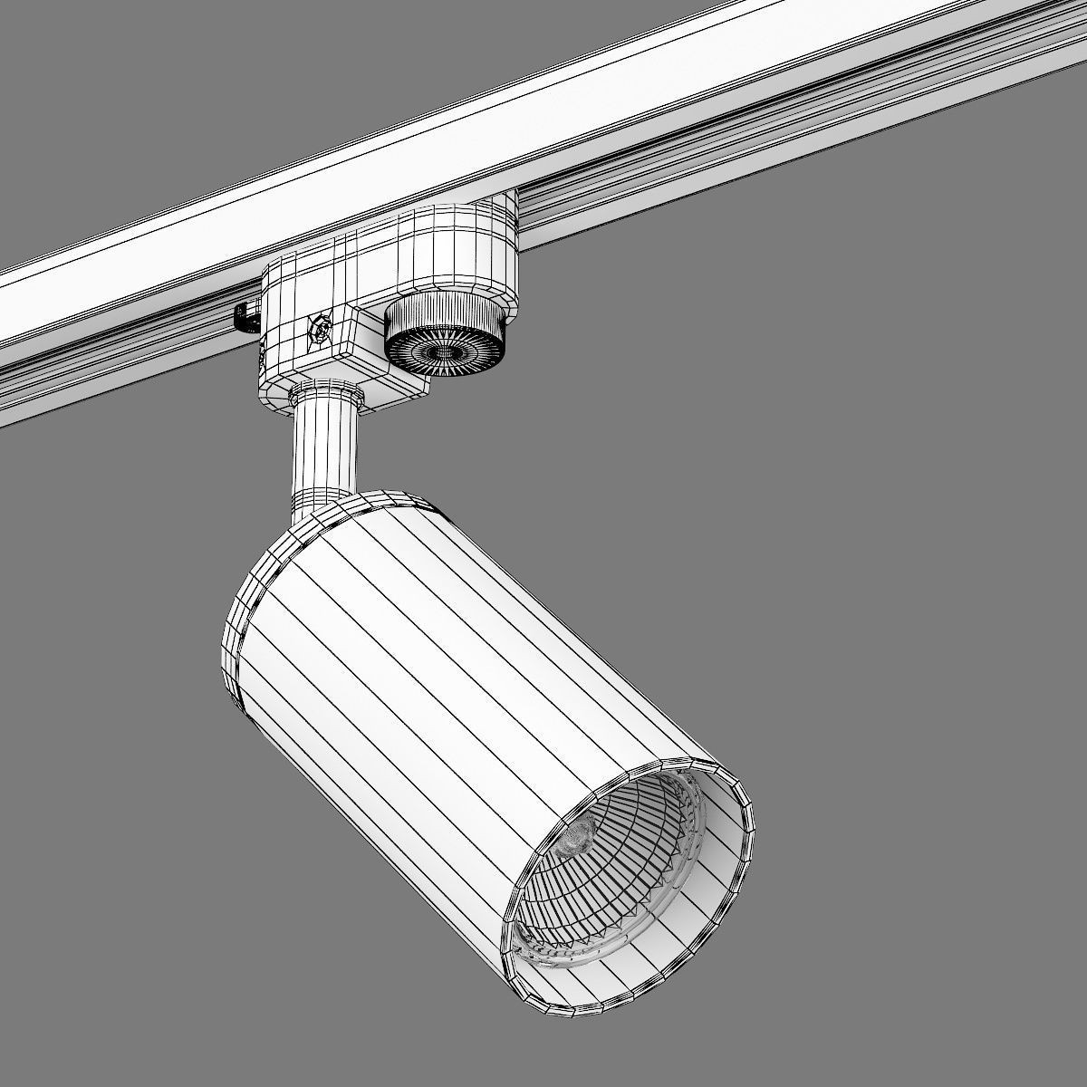 Rullo Lightstar Track Lights - Game-Ready 3D Model - View 6