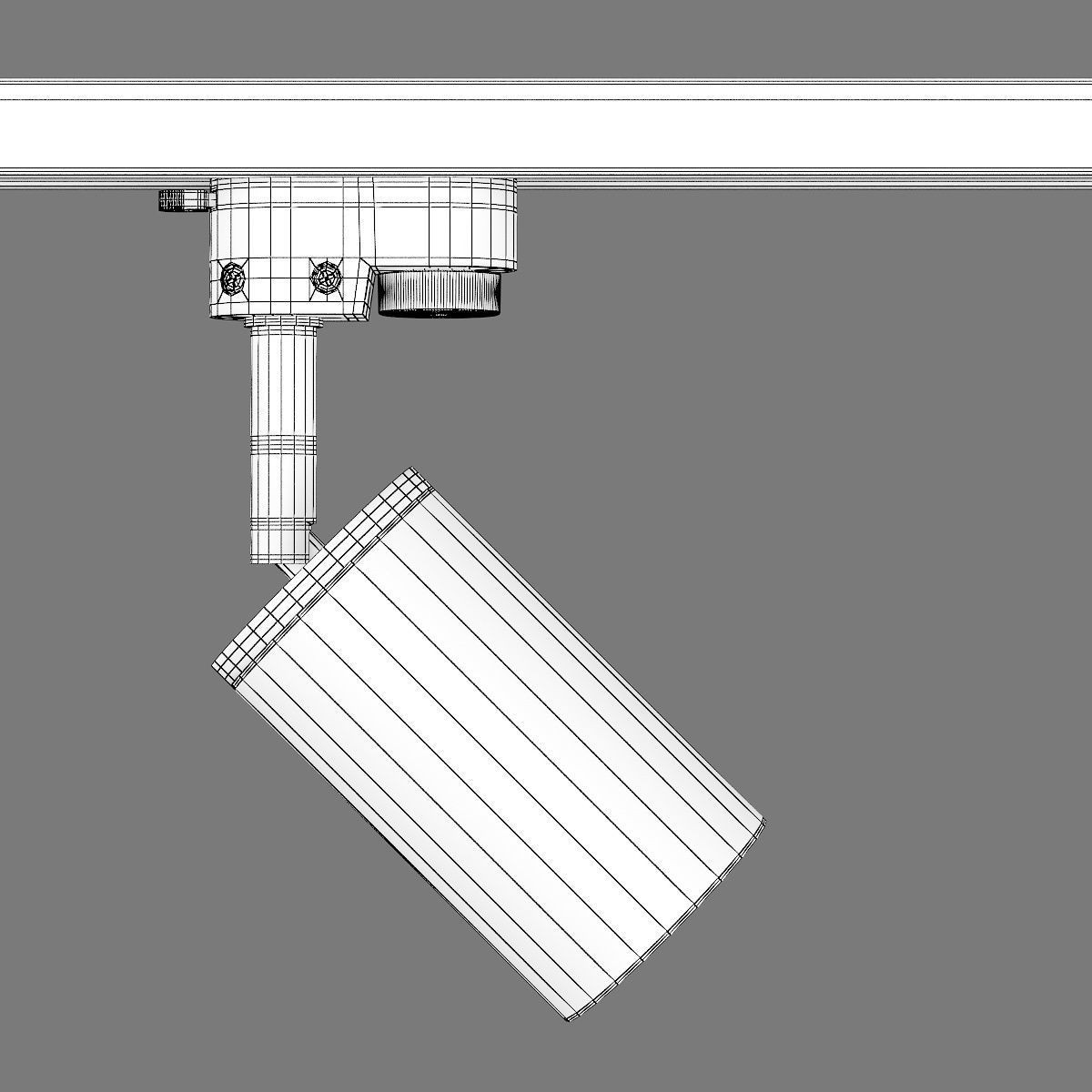 Rullo Lightstar Track Lights - Game-Ready 3D Model - View 7