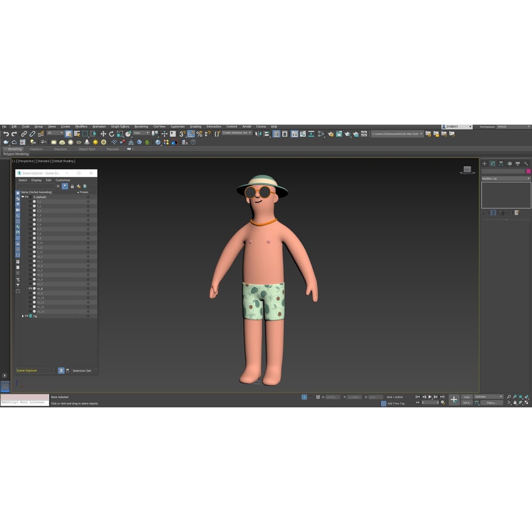 Cartoon Characters 3D Model – Low Poly Animated Rigged Pack, FBX, OBJ
