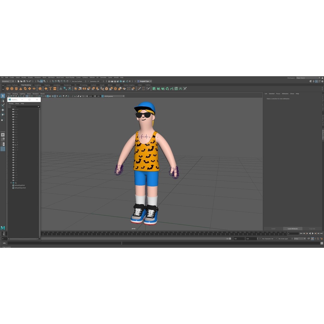 Cartoon Characters 3D Model – Low Poly Animated Rigged Pack, FBX, OBJ - View 23