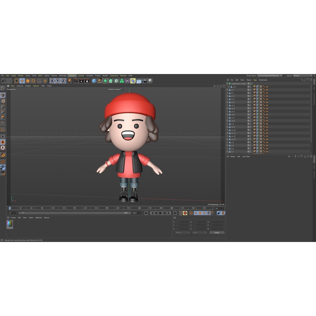 Cute Characters 3D Model – Low Poly Stylized Characters with Animations - View 27