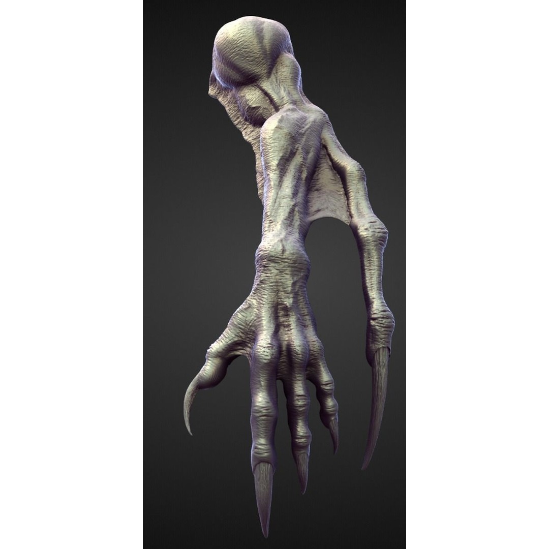 High Poly Arms 3D Model – Fantasy Character Sculpt Pack, Blender & OBJ - View 7