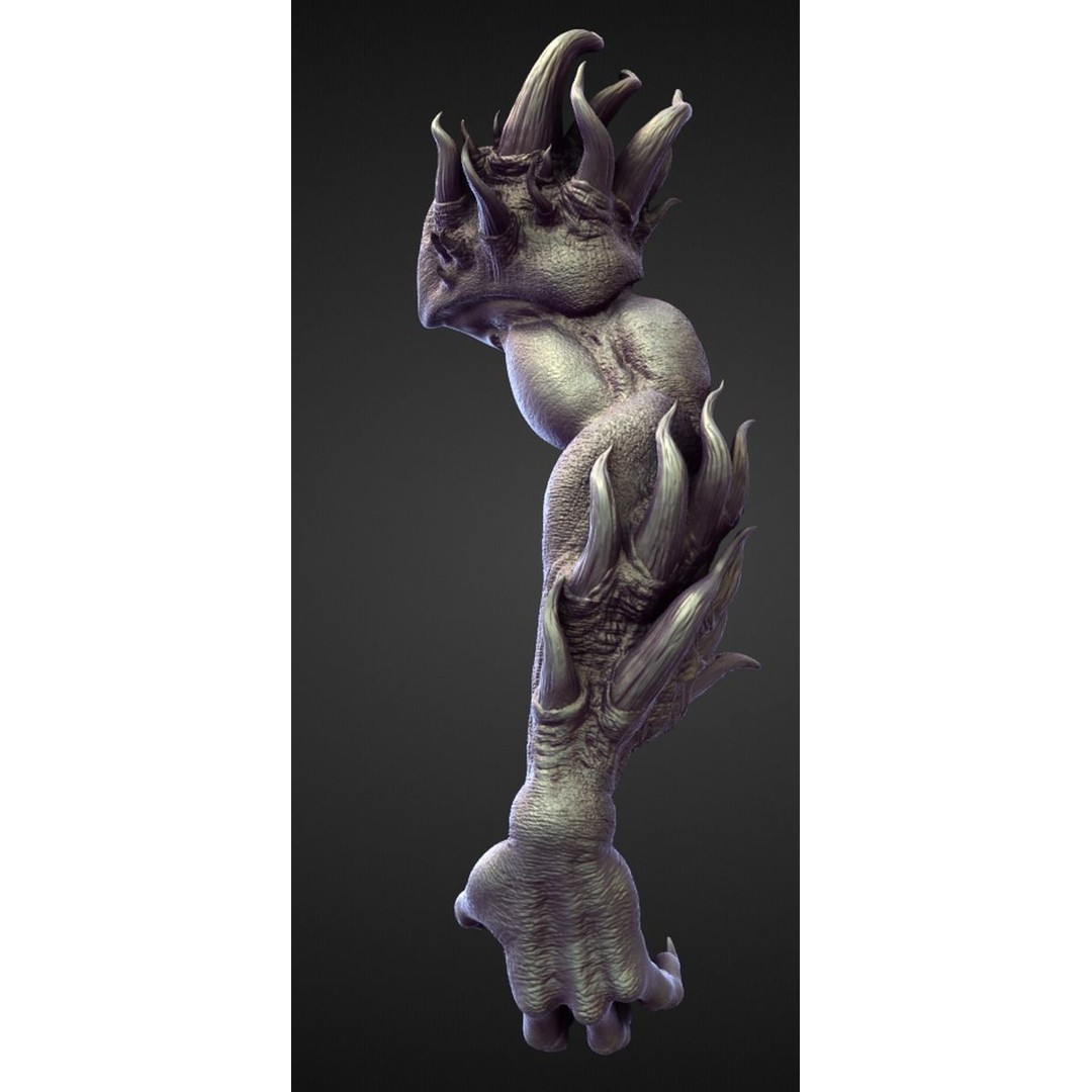 High Poly Arms 3D Model – Fantasy Character Sculpt Pack, Blender & OBJ - View 8