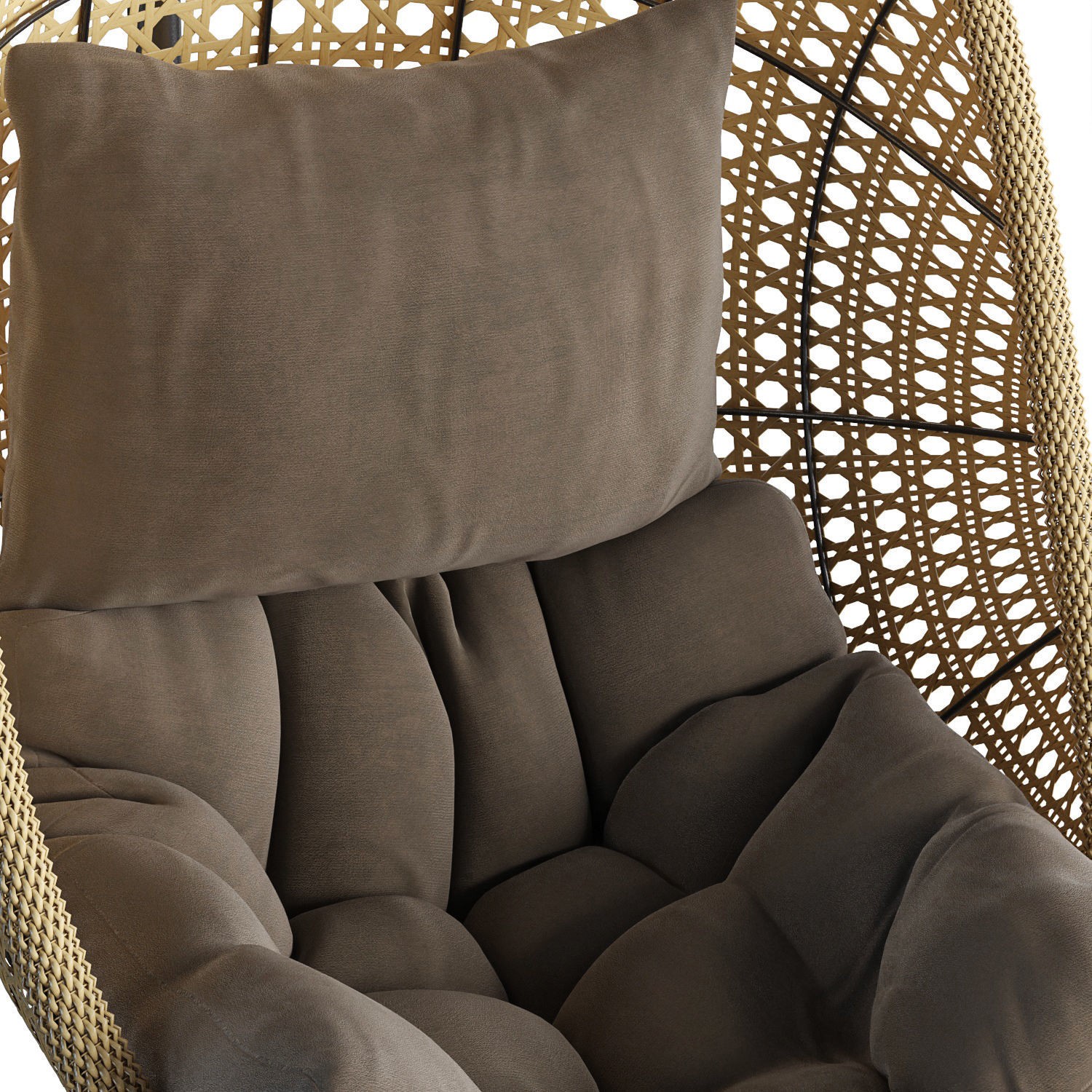 Hanging Chair Cira - Game-Ready 3D Model - View 10