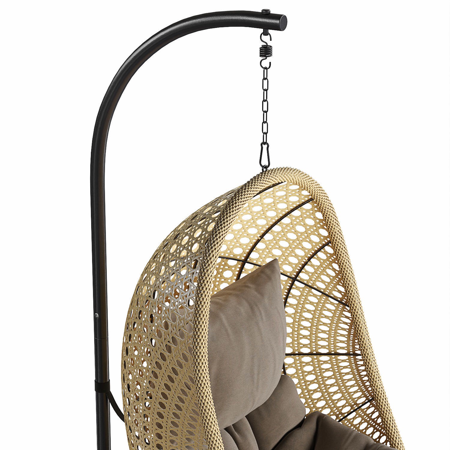 Hanging Chair Cira - Game-Ready 3D Model - View 4