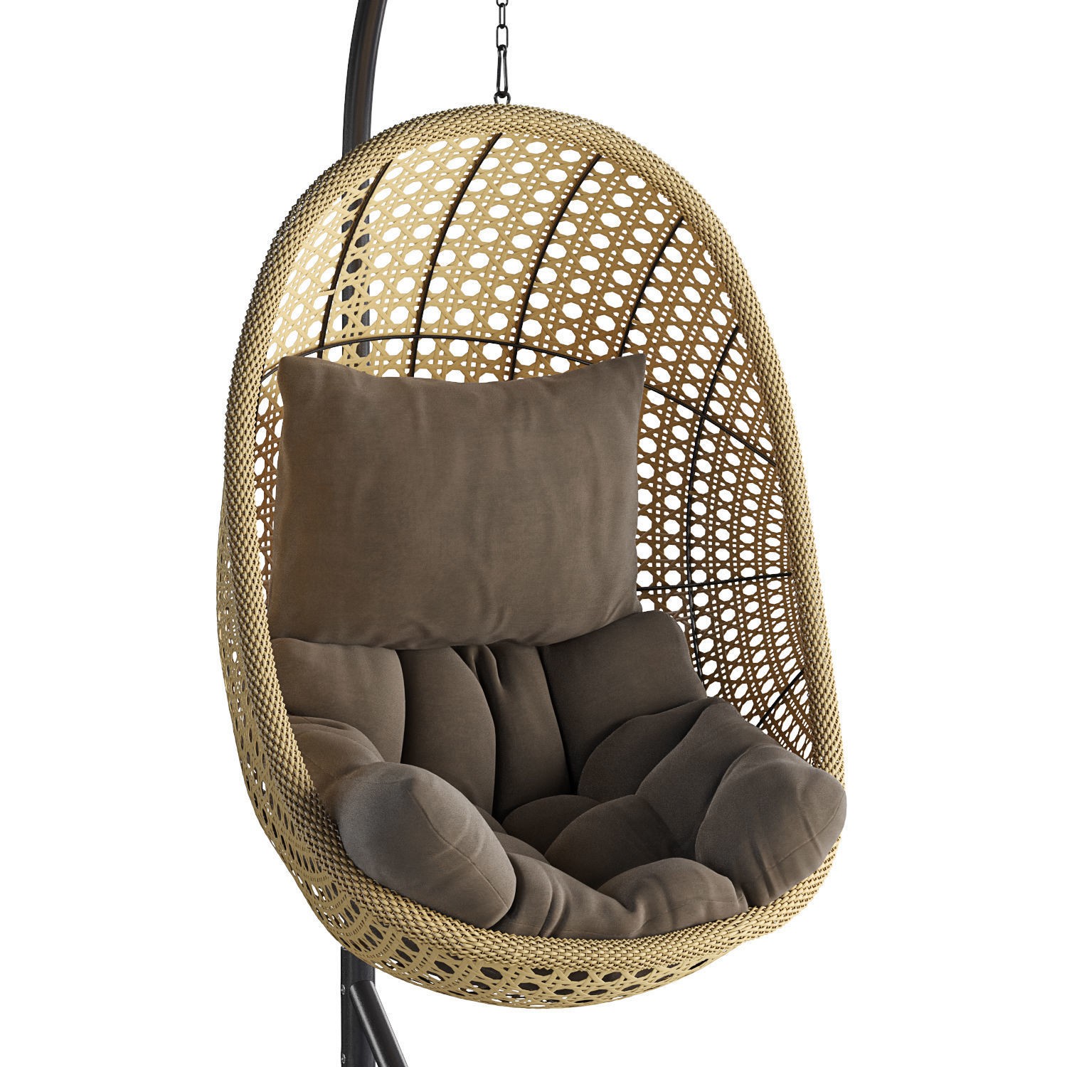 Hanging Chair Cira - Game-Ready 3D Model - View 6