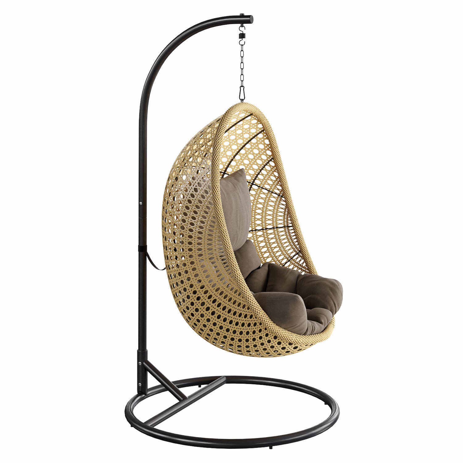 Hanging Chair Cira - Game-Ready 3D Model - View 7