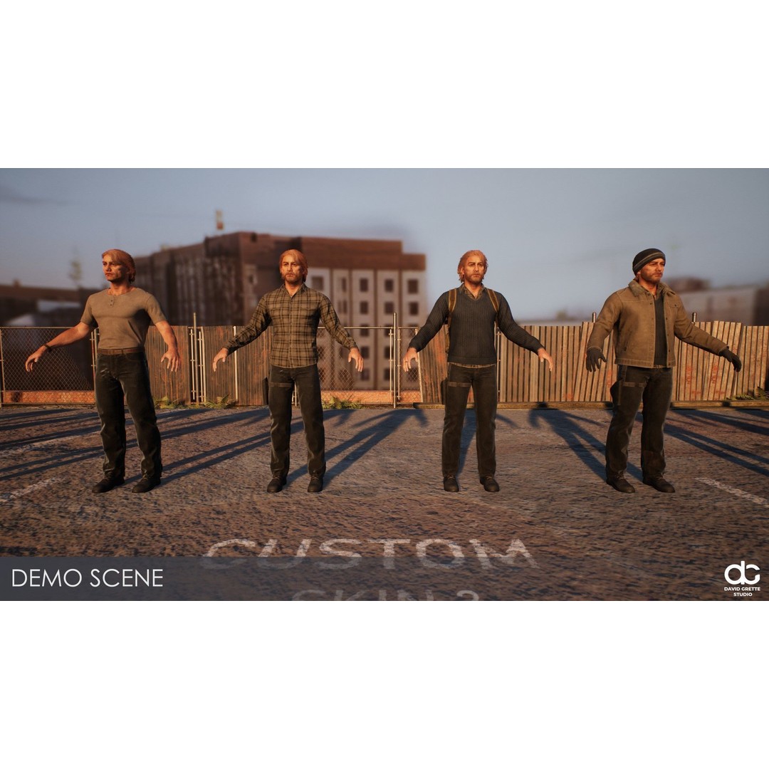 James Adventure Character 3D Model – Low Poly Rigged Game Asset, FBX - View 23
