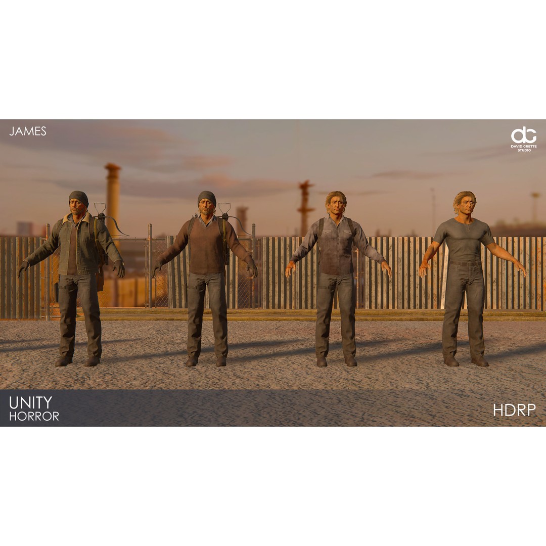 James Adventure Character 3D Model – Low Poly Rigged Game Asset, FBX - View 33