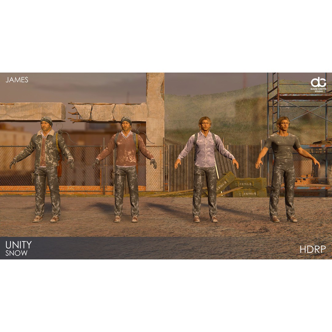 James Adventure Character 3D Model – Low Poly Rigged Game Asset, FBX - View 36