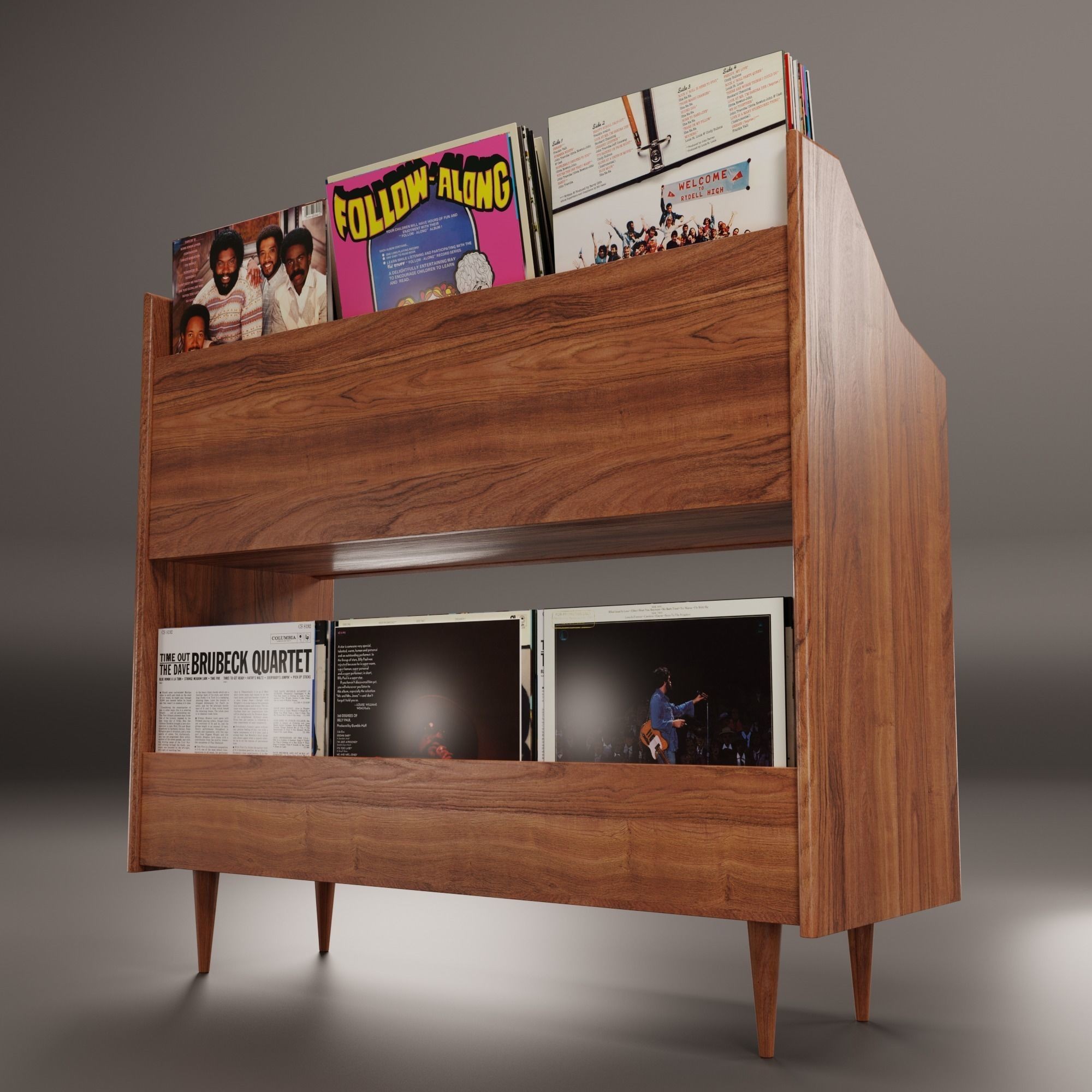 Vinyl Storage No32 - PBR Game-Ready 3D Model - View 11