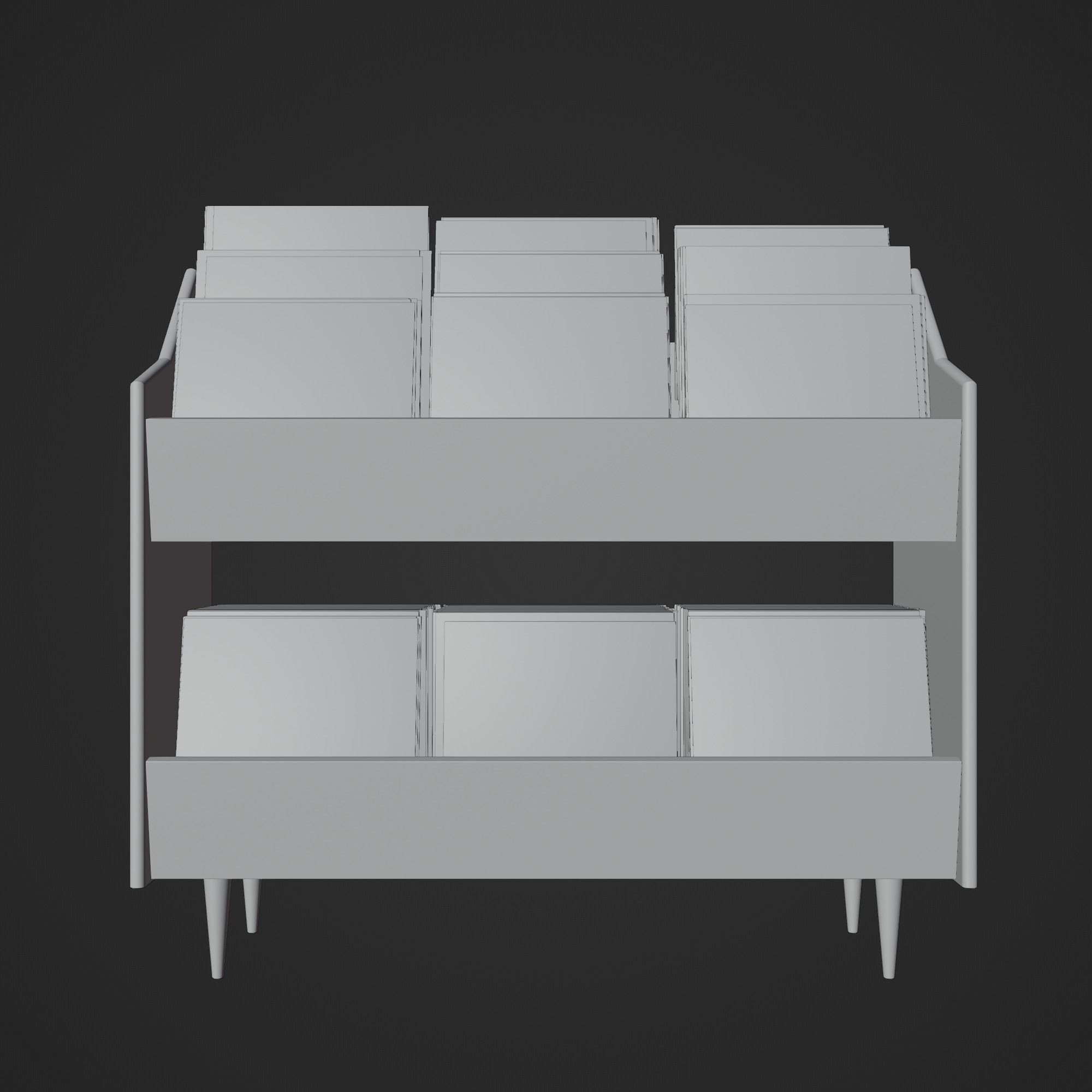 Vinyl Storage No32 - PBR Game-Ready 3D Model - View 16