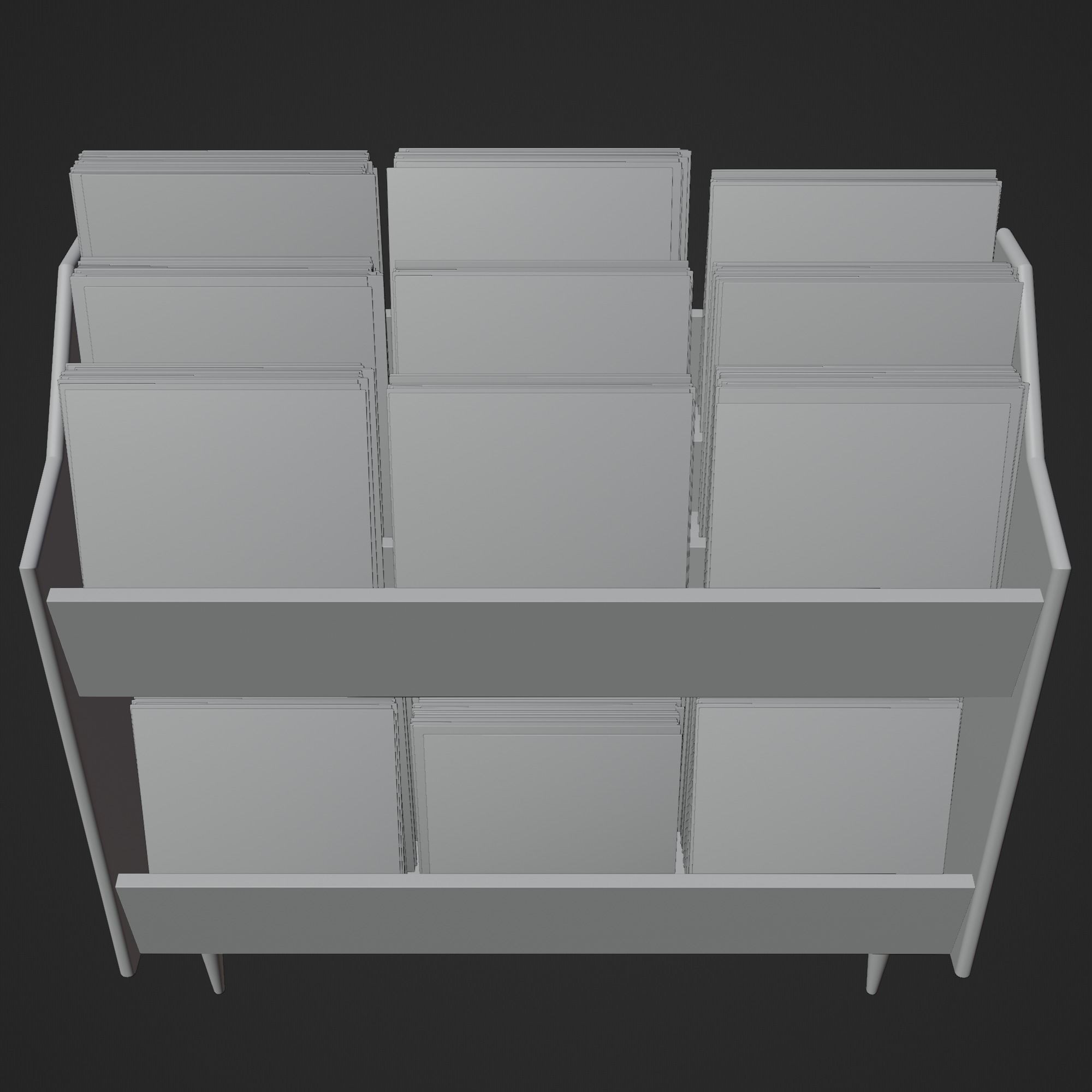 Vinyl Storage No32 - PBR Game-Ready 3D Model - View 17