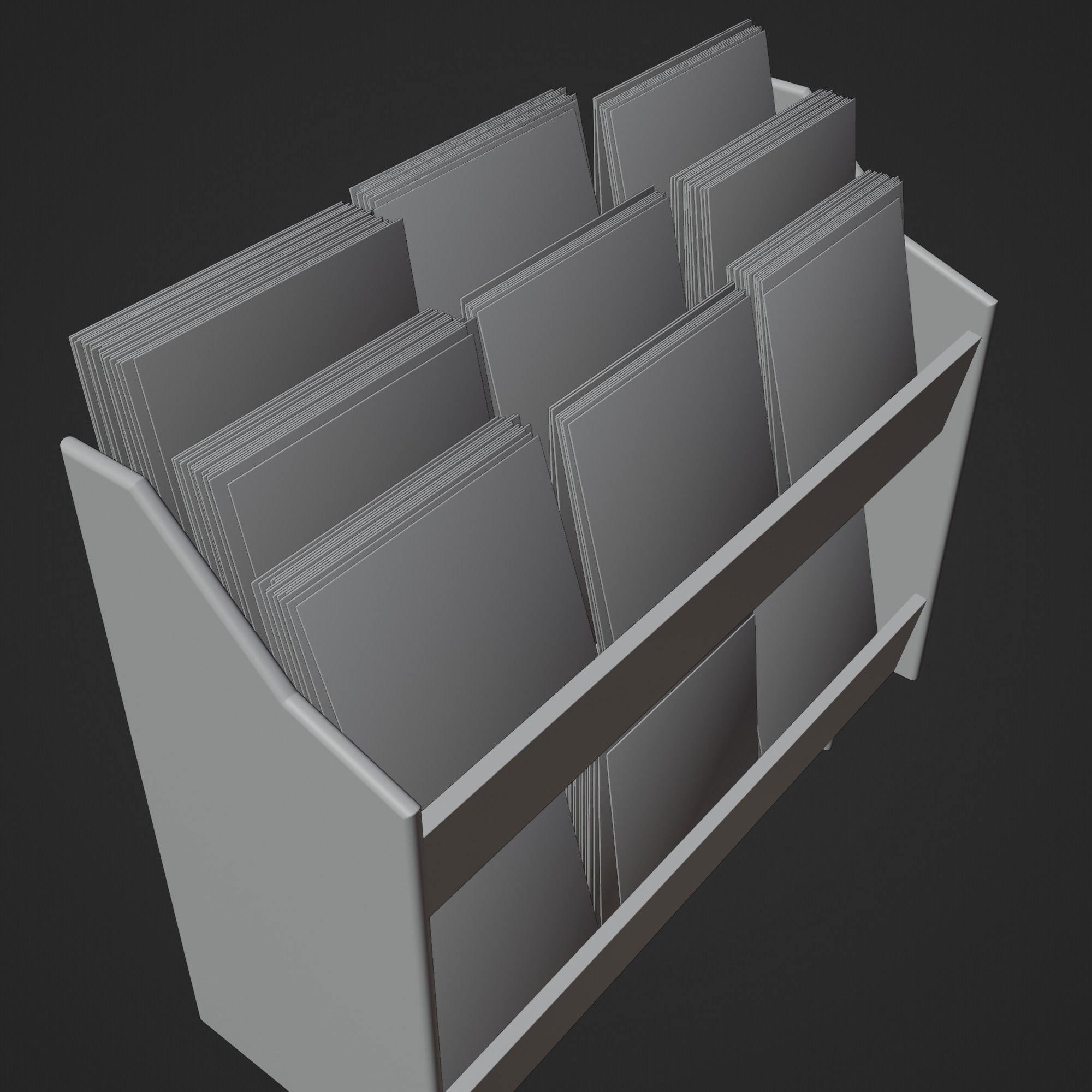 Vinyl Storage No32 - PBR Game-Ready 3D Model - View 18