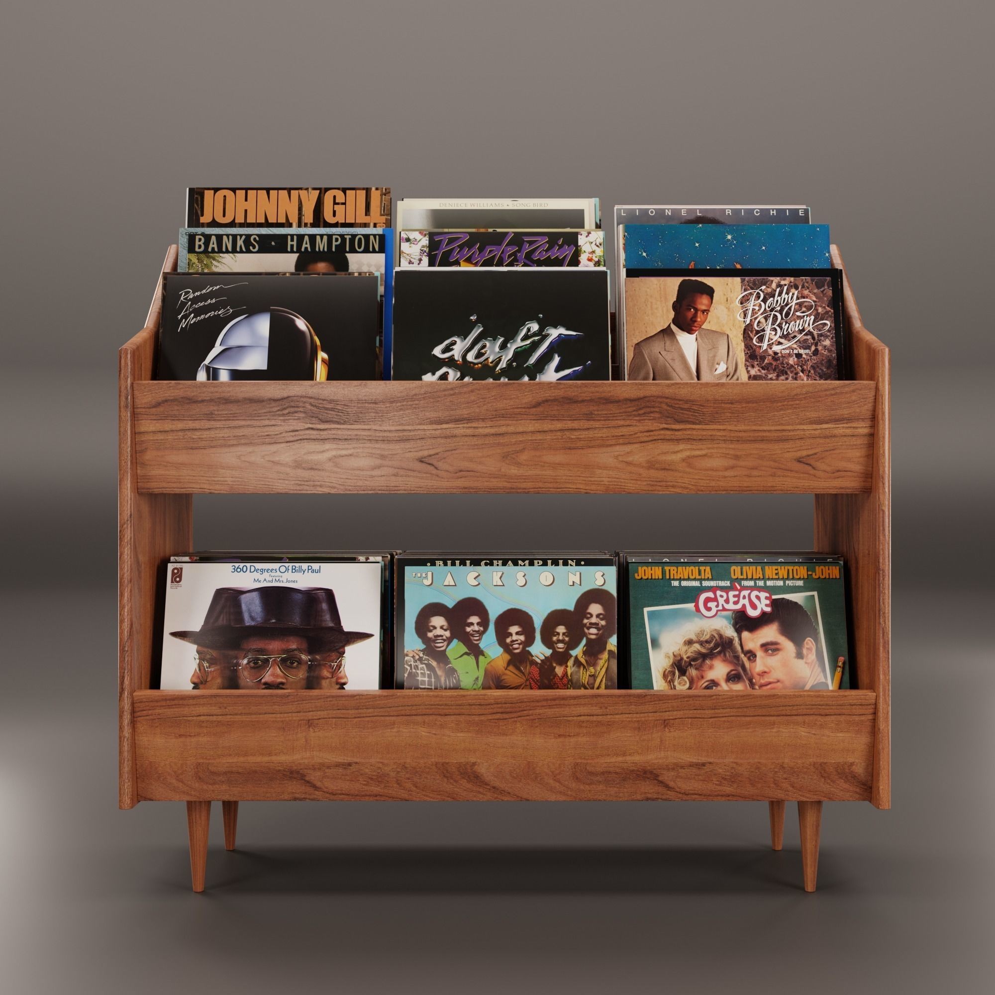 Vinyl Storage No32 - PBR Game-Ready 3D Model - View 4