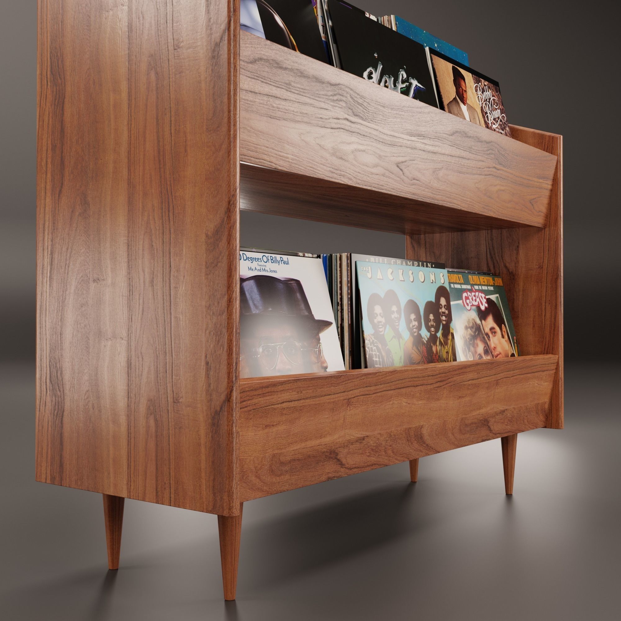 Vinyl Storage No32 - PBR Game-Ready 3D Model - View 5