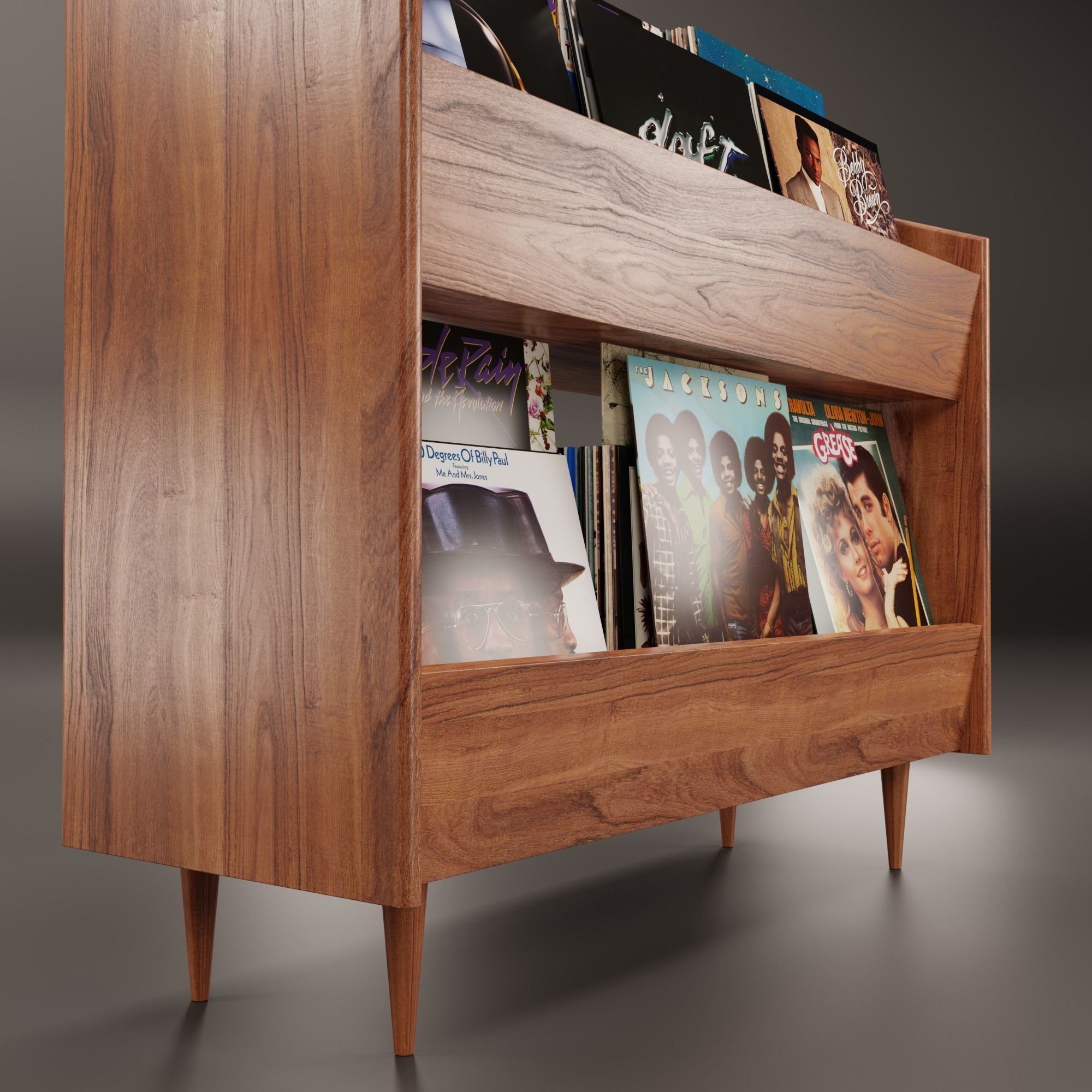 Vinyl Storage No32 - PBR Game-Ready 3D Model - View 6