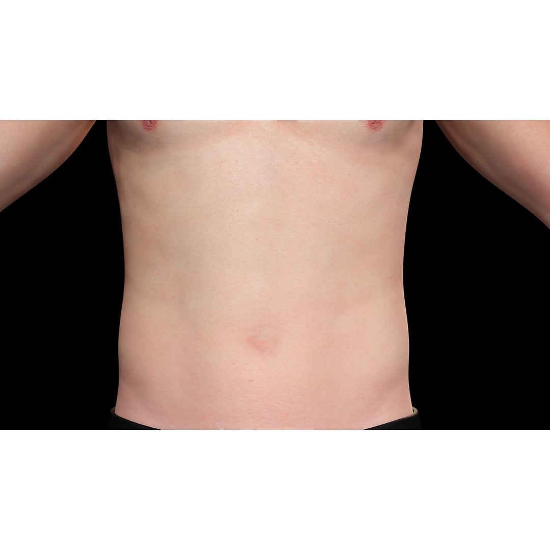Realistic Body Man 3D Model – Low Poly Rigged Character, FBX, Blender - View 11