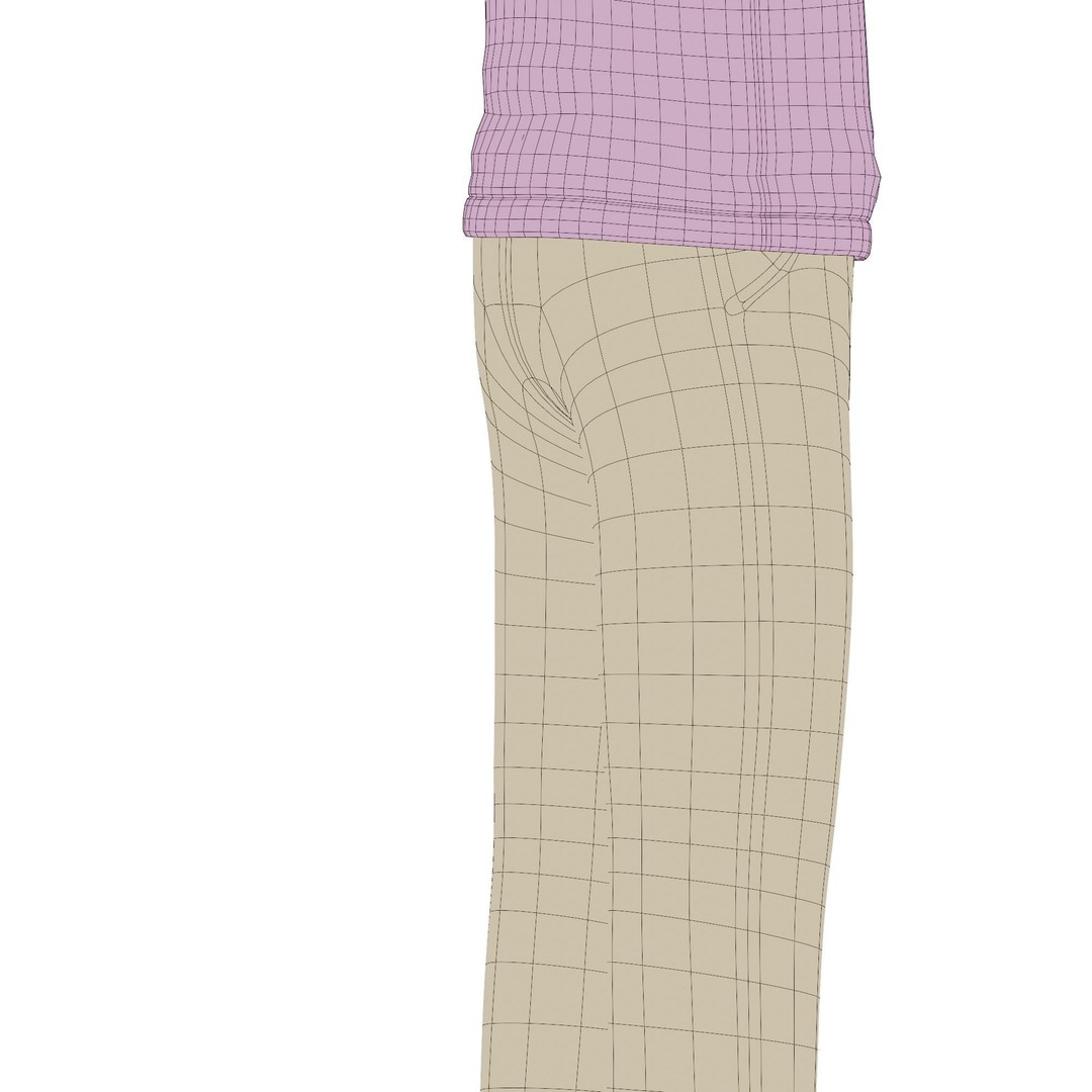 Cartoon Software Developer 3D Model – Low Poly Rigged Character, FBX, Blender - View 28